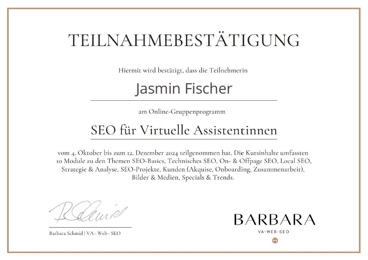 Zertifikat Weiterbildung im E-Mail-Marketing